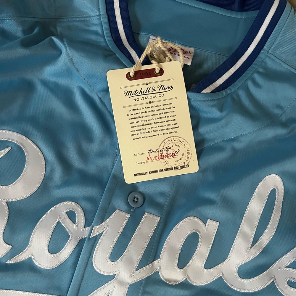 Authentic NWT Mitchell and Ness Throwback Bo Jackson Kansas City Jersey 1987